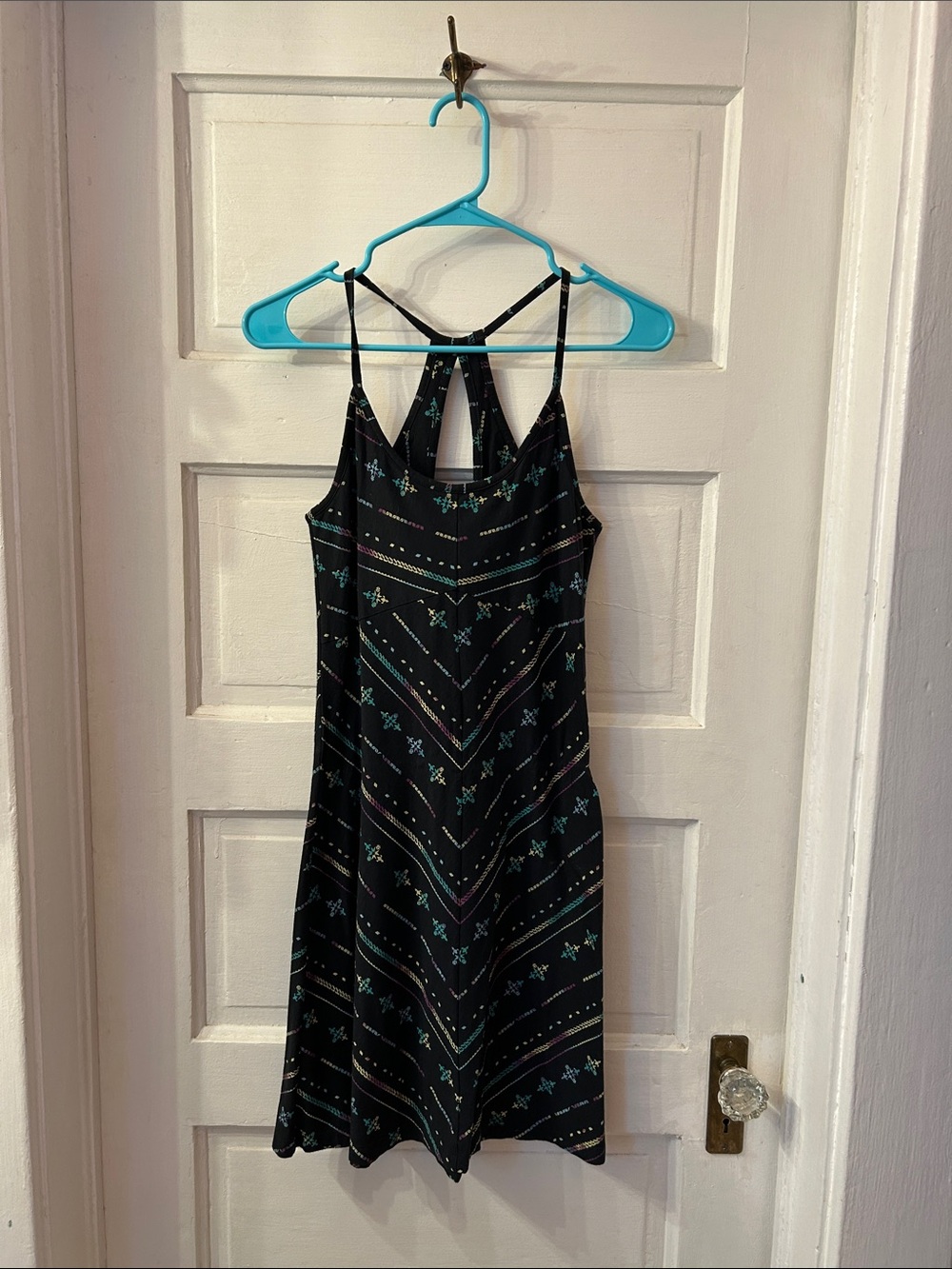 Patagonia halter dress with built-in bra